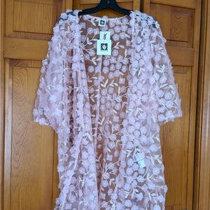 Anne Klein smock flowy lovely with flower embellishments. From TJ Maxx.